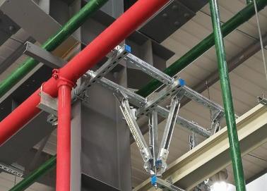 平顺该抗震支架的整体式支吊架结构协调性好